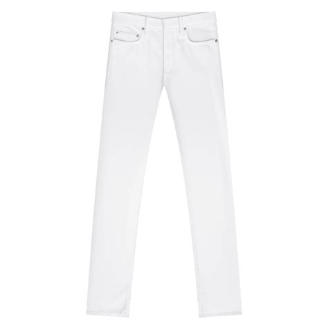 dior white jeans|dior homme denim jeans.